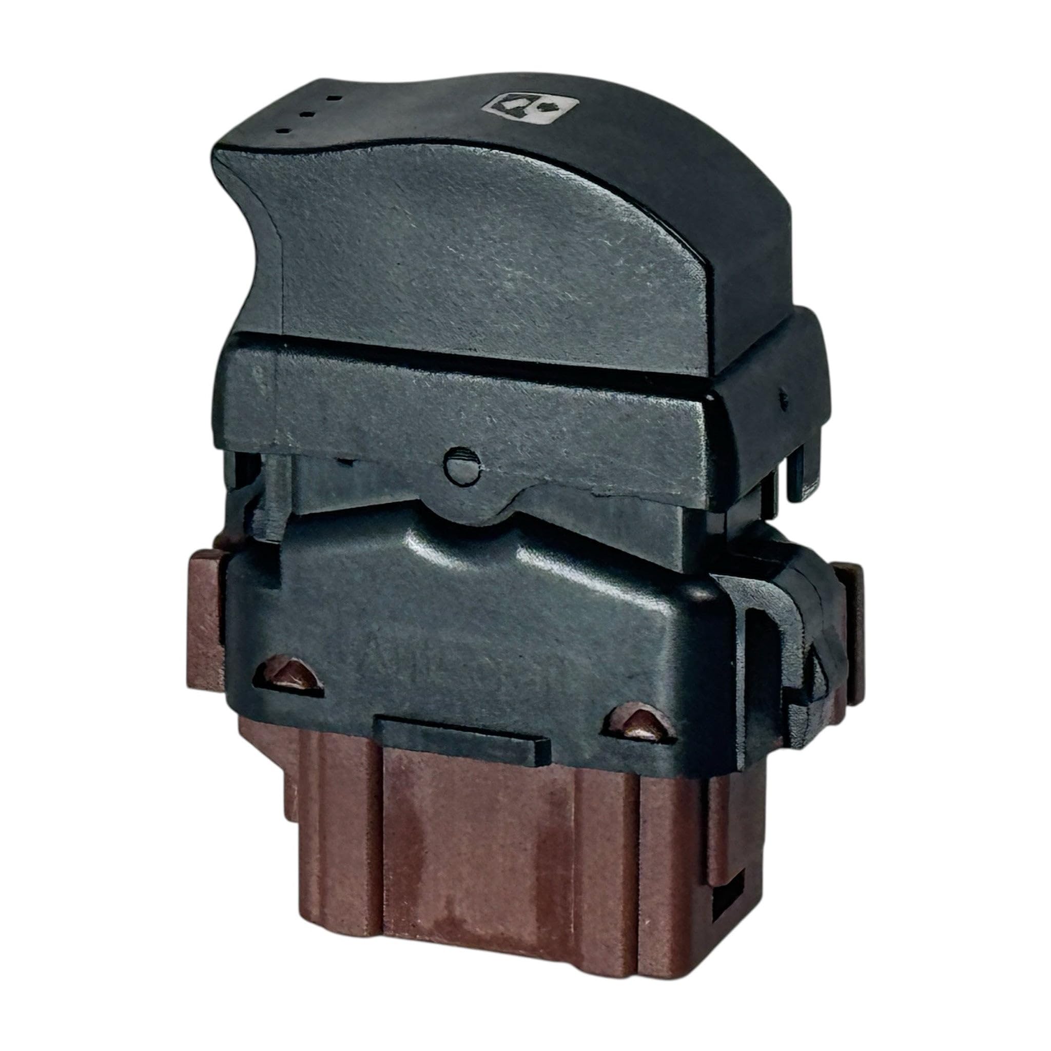 Bouton Interrupteur Commande de Lève Vitre DROIT (coté Passager) compatible pour Renault Trafic 2 Clio 2 Megane 2 Scénic 2 Master 2 Laguna 2 Primastar Interstar Movano A Vivaro A 8200057321