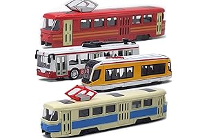 OTONOPI Trolley Toy Train Set Subway Bullet Train Loco Engine