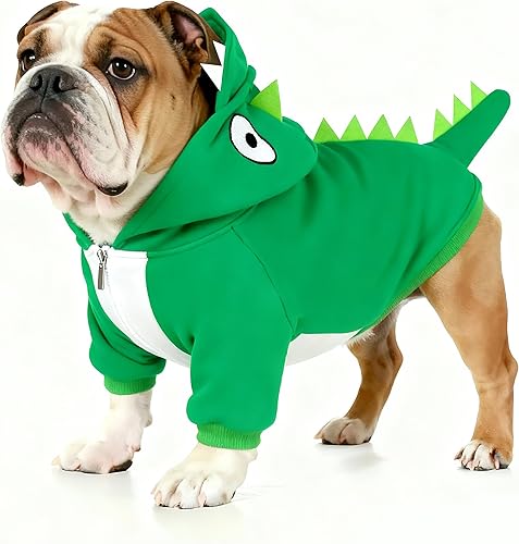 Miniatura 1 de iChoue - Disfraces para perros, I am a French Bulldog Dog, suéteres divertidos, abrigos de invierno, sudaderas con capucha, Frenchie Pitbull Corgi,