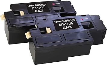 Ink Inspiration 2 Schwarz Premium Toner kompatibel für Dell C1660, C1660W, C1660DW, C1660CN, C1660CNW | 1.250 Seiten