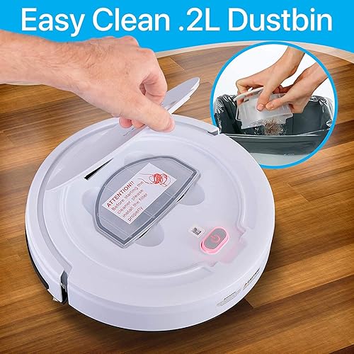 Miniatura 10 de SereneLife PURE CLEAN Smart Automatic Robot Aspirador-Slim Recargable Eléctrico Robo Aspirador w, Auto Programado Navegación, Sensores