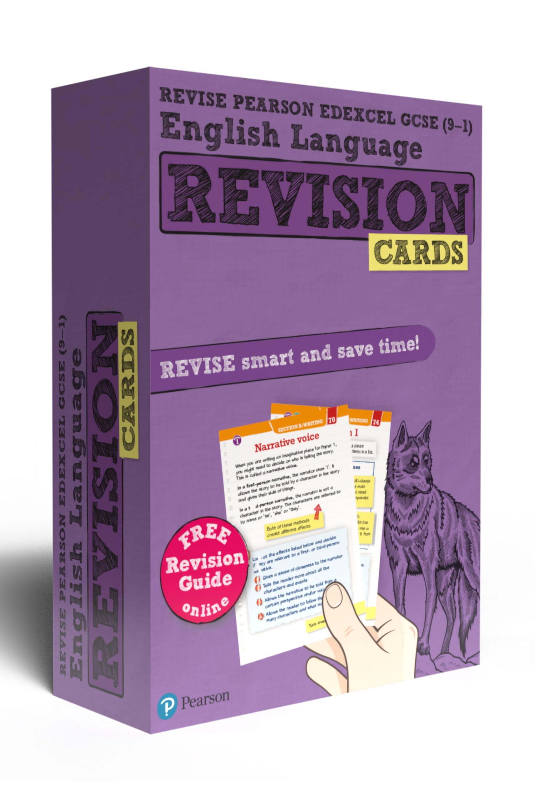 Pearson REVISE Edexcel GCSE English Language Revision Cards - for 2026, 2027 exams - Packaging May Vary