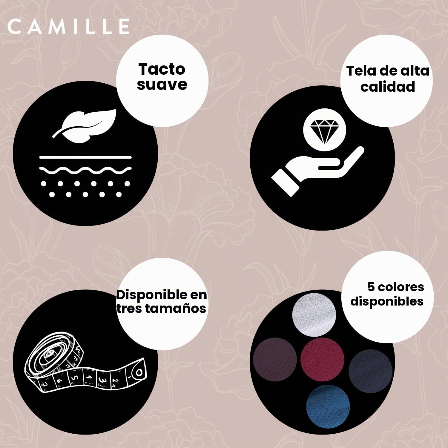Camille Bata de baño supersuave para mujer, con botones, manga larga y bolsillos delanteros para máxima comodidad y calidez