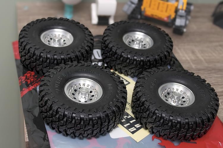 Pneus INJORA MAVERIX R/T 1.9″ – 120x42mm – Pour RC Crawler TRX4 SCX10 – Super Doux S5
