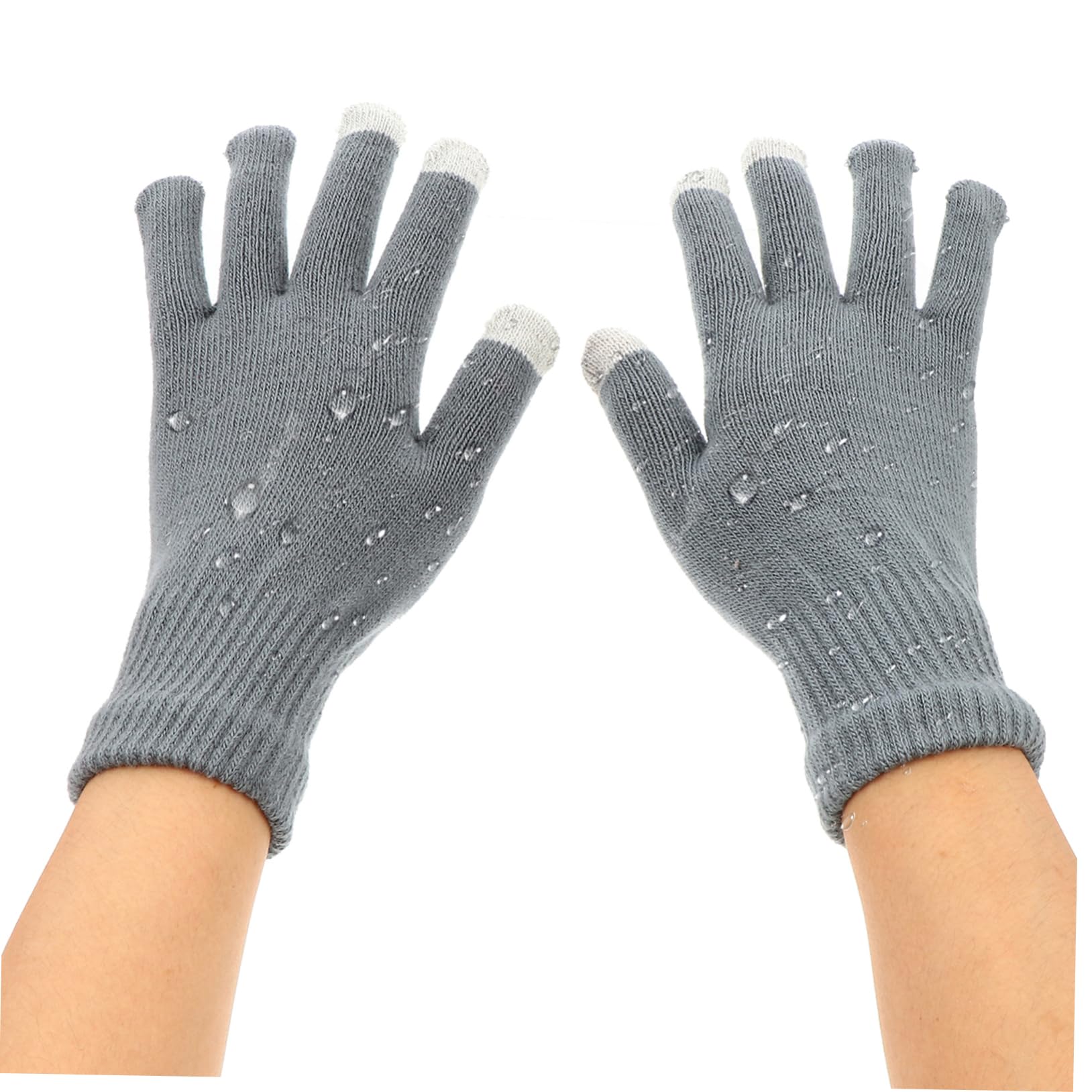 CALLARON Guanti Touch Screen Caldo Touchscreen Nero Schermo Ciclismo Cavalcare Termico Guanti Caldi Guanti Sportivi All'aperto Guanti Antivento Guanti Da Clima Freddo Maglieria