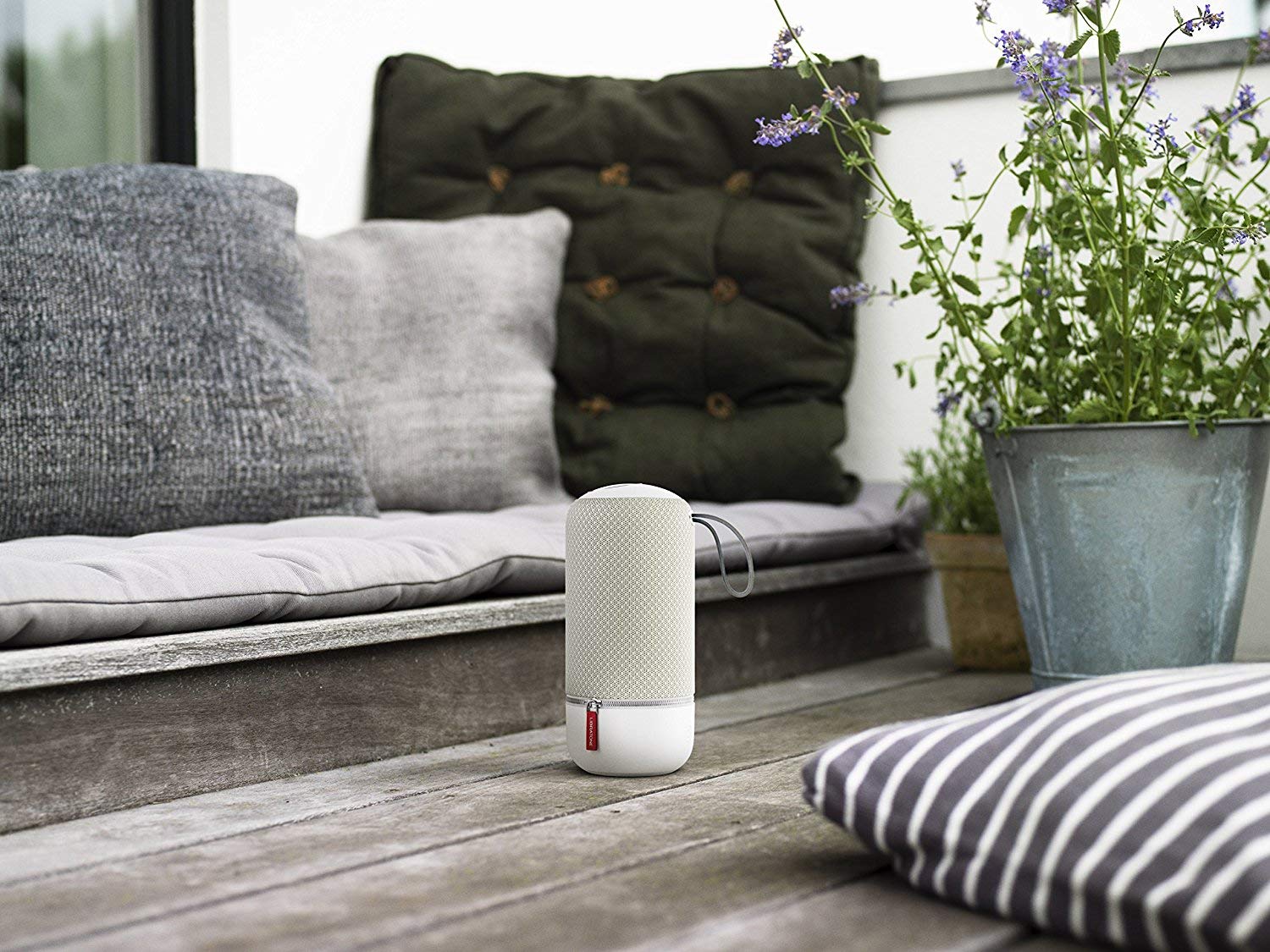 Libratone ZIPP MINI Altoparlante Wireless (360 ° Suono, WiFi, Bluetooth, MultiRoom, Airplay 2, Spotify Connect, 10 ore Batteria Ricaricabile)- Cloudy Grey