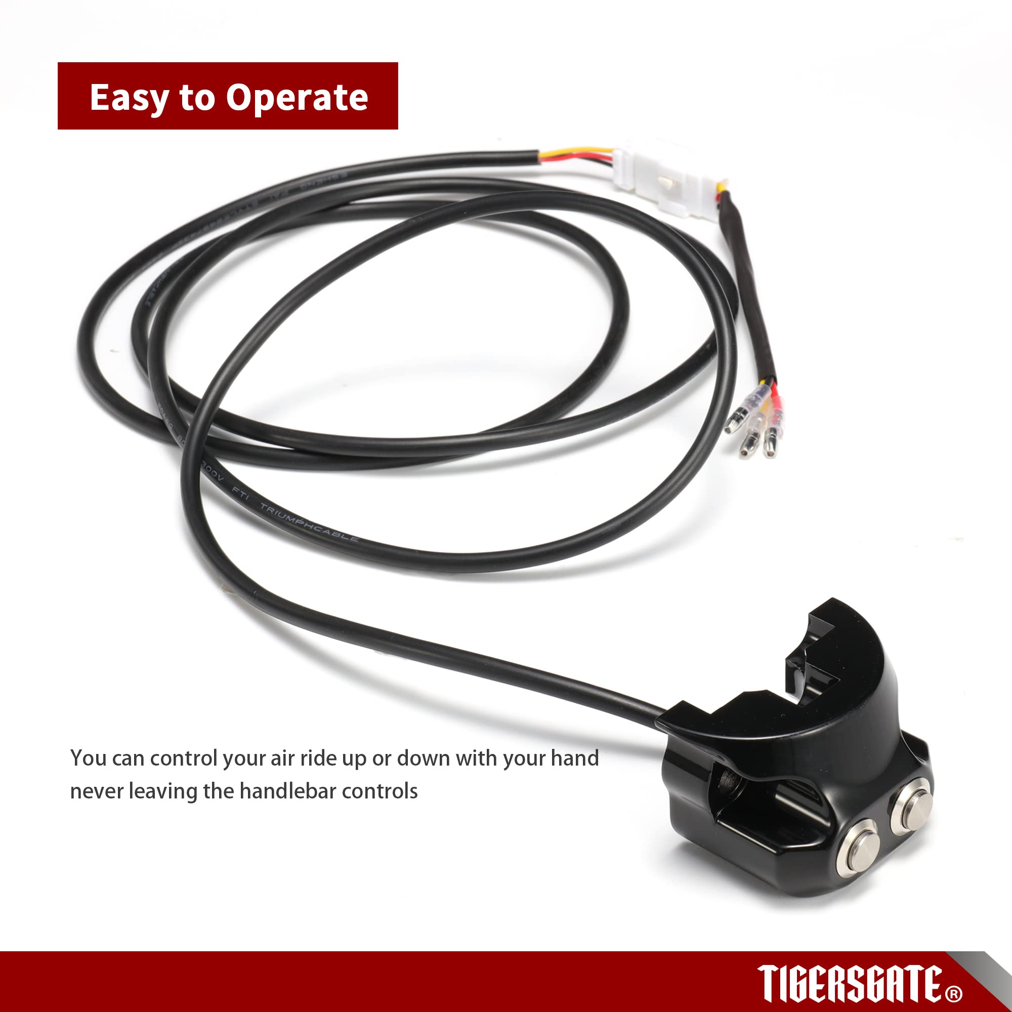 Air Ride Motorcycle Handlebar Switch Cafe Racer Handlebar Controls
