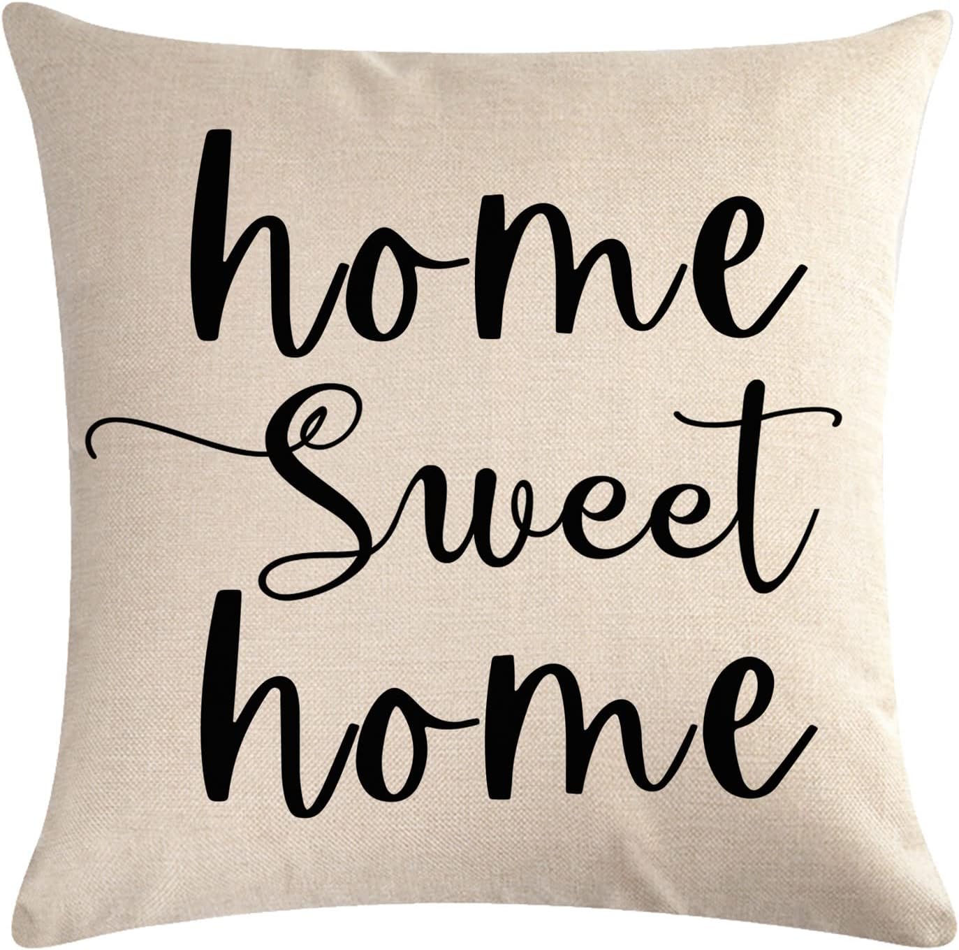 7COLORROOM 4Pack Home Decor Pillow Cover Family Saying 'This is us' with Inspirational Quotes - Farmhouse Home Decorative Pillowcases 18" X 18" for Couch, Sofa, Patio - Image 2