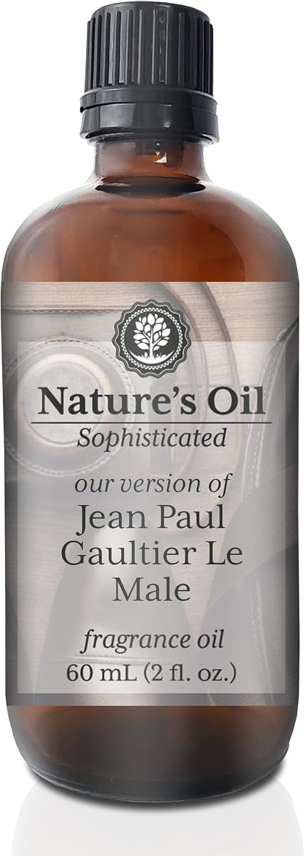 The Man (Nuestra versión de Le Male) Aceite aromático para perfume, colonia, aceite de barba, difusores, fabricación de jabón, fabricación de velas, loción, aromas para el hogar, spray de lino, bombas de baño (2 onzas líquidas)
