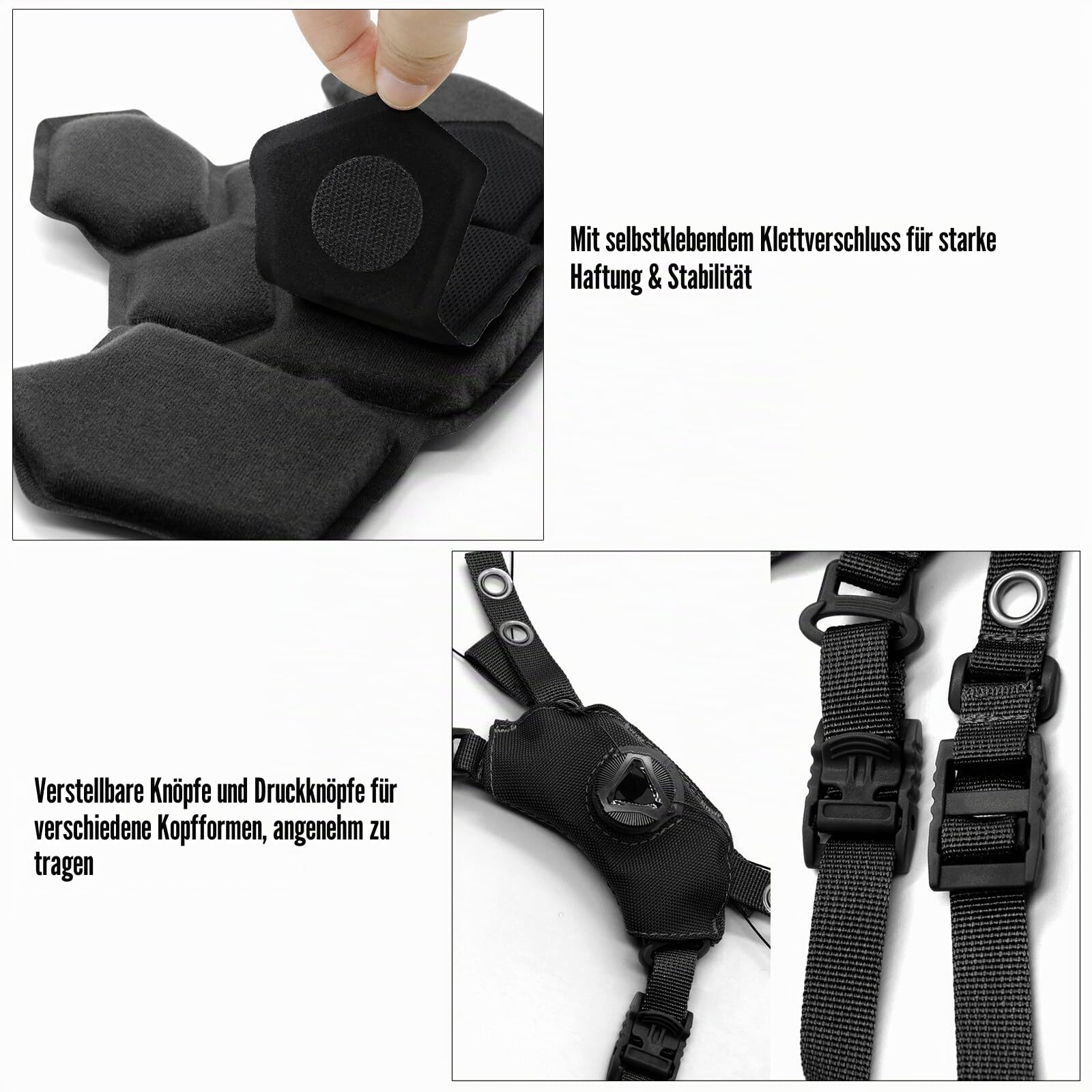 Tactical Helm Pads und Helm Chin Strap Austausch verstellbar für Tactical Fast Mich ACH Bump FMA EXF Ersatz Zubehör Kit