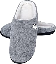 Euyqs Indoor Slippers, Non-Slip, Washable, Memory Foam, Guest Room Shoes, Unisex, Winter Use, Stylish