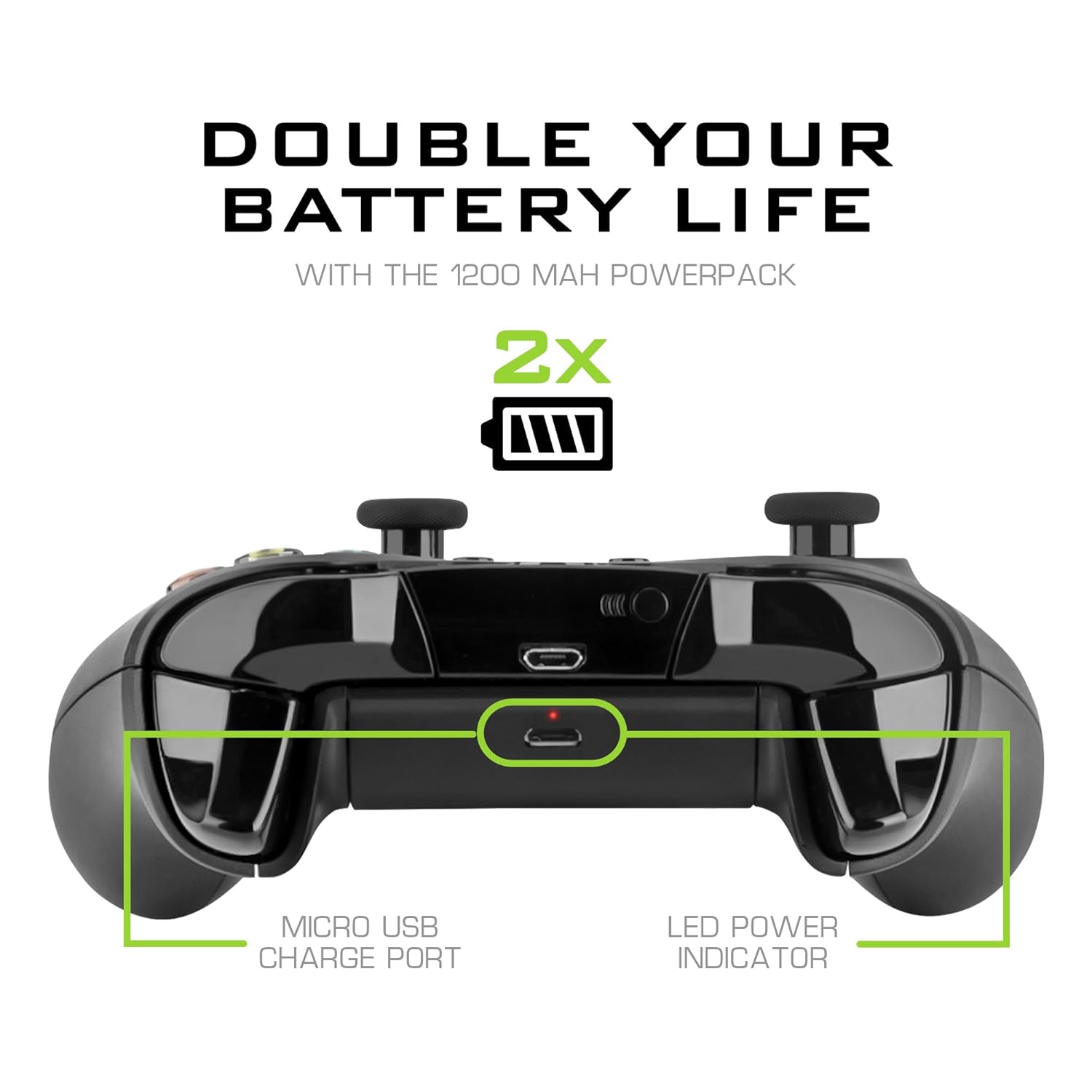 Surge Xbox One Controller Charging Cable and Battery Pack - Xbox One