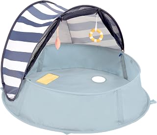 Strandmuschel 3-in-1 mit Planschbecken, UV-Schutz