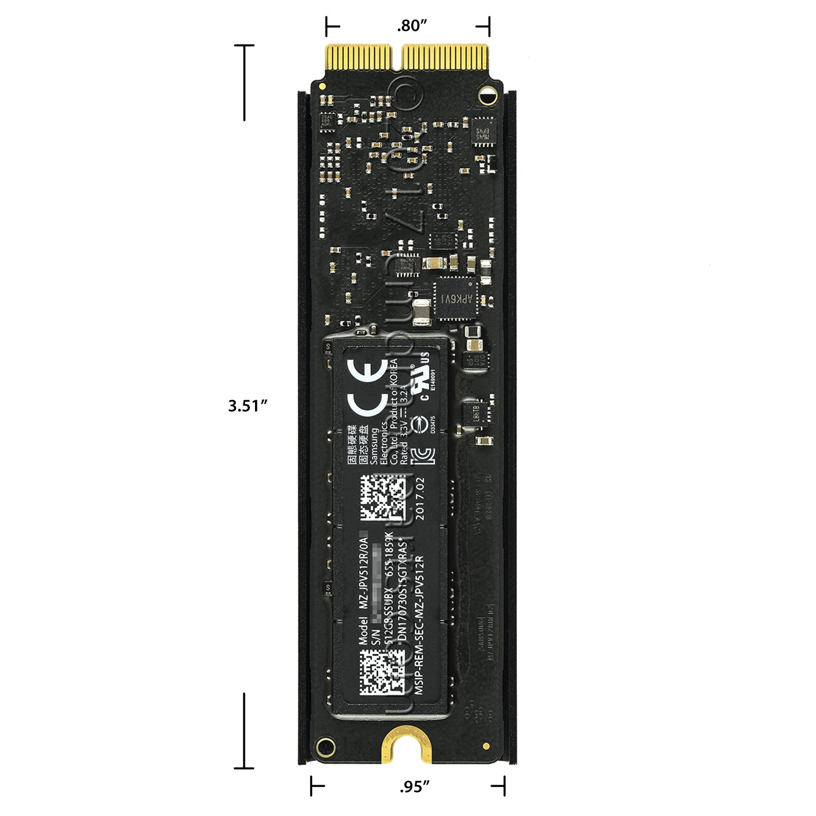 Amazon.com: Odyson - 512GB SSD + Heatsink Replacement for Apple