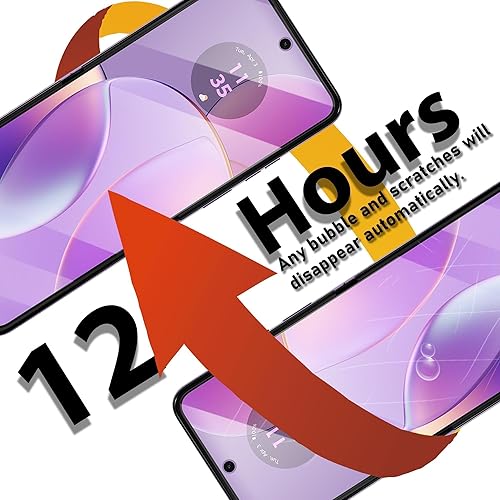 Miniatura 3 de WILLONE Protector de pantalla solo para Motorola Razr (2023) modelo 2023 (2 protectores de pantalla interiores de TPU y 2 protectores de lente de