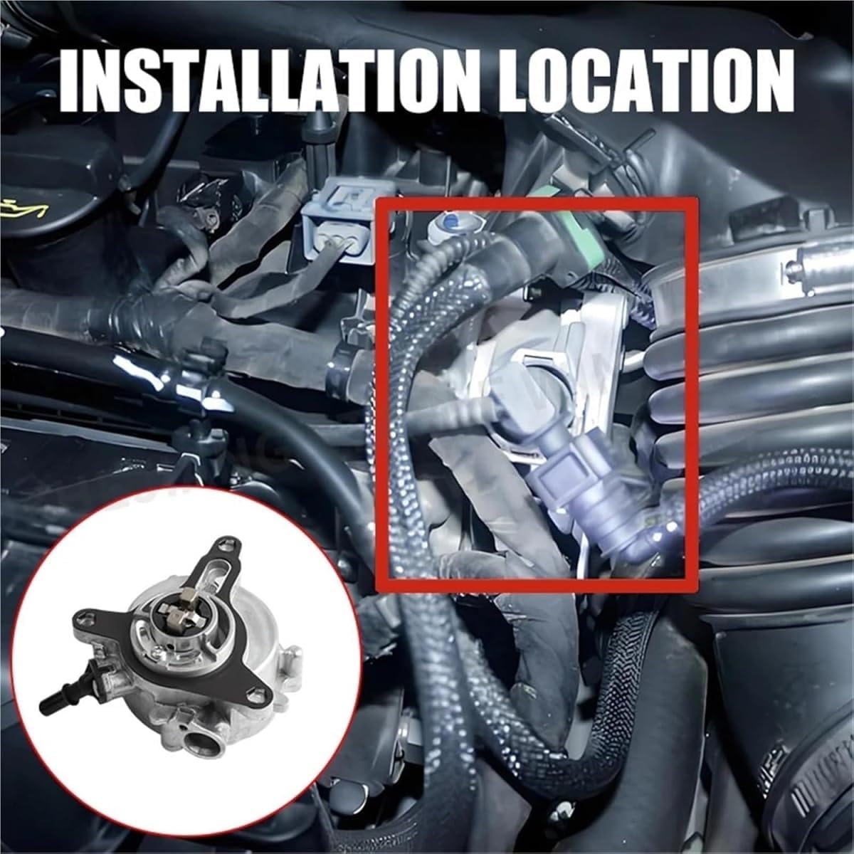 ABS Pump Brake Booster Motor 55503109 Brake Booster Vacuum Pump 55495082 Fit For Chevrolet Tracker Onix 1.2L Brake Vacuum Pump Assembly Brake Booster Pump Motor