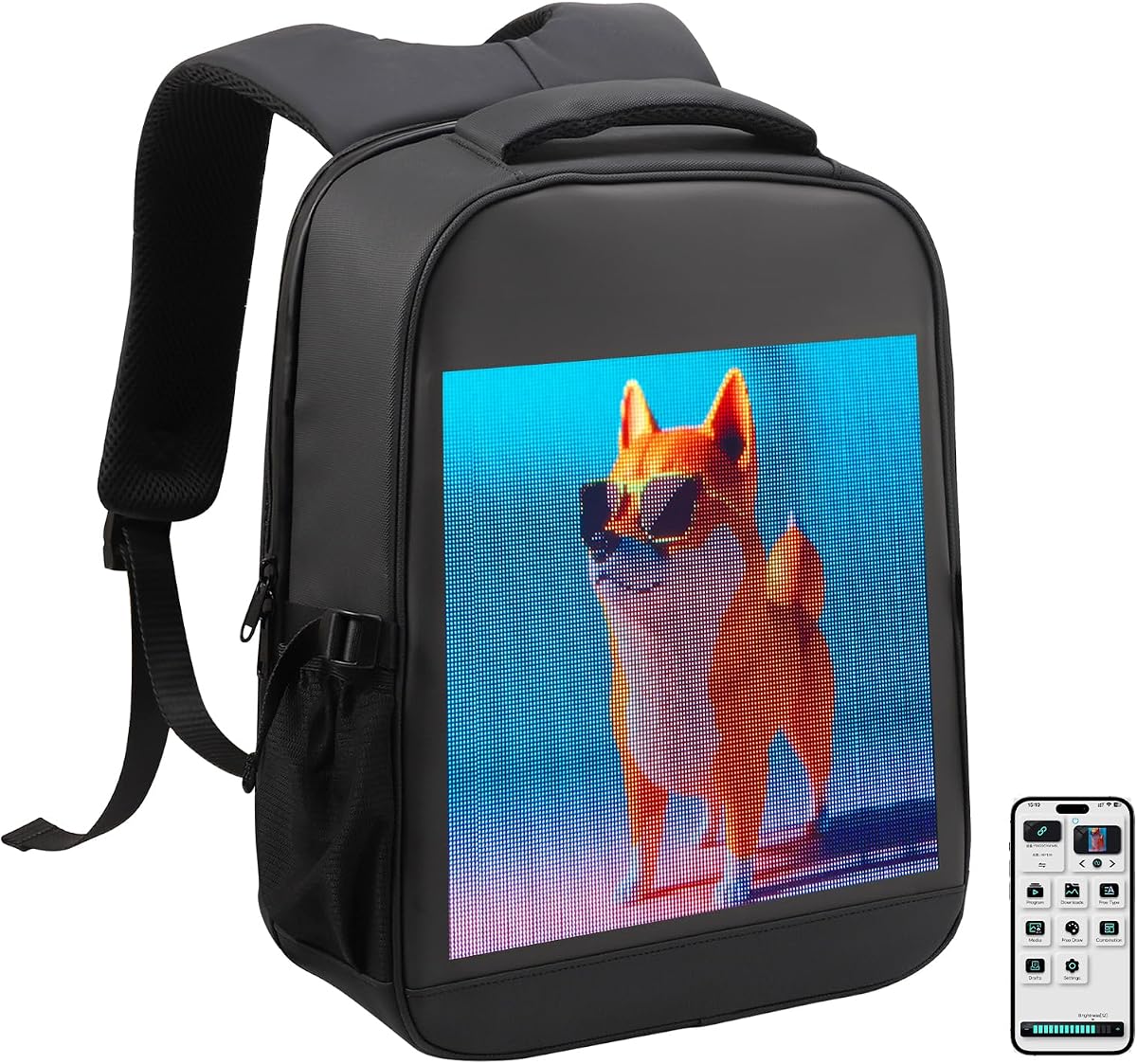 Led Backpack with App Control