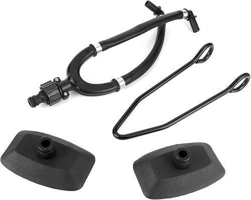 Miniatura 7 de Flusher de motor fuera de borda, descarga de agua para motor de barco fuera de borda, doble alimentación, orejeras rectangulares grandes, conexión