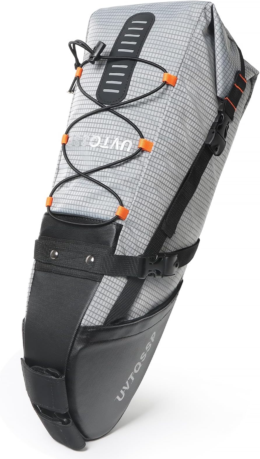 Bicycle Saddle Bag [10 Litres] 100% Waterproof -Bikepacking Saddle Bag Made of TPU Fabric for Mountain Bikes Outdoor Bicycles Road Bikes