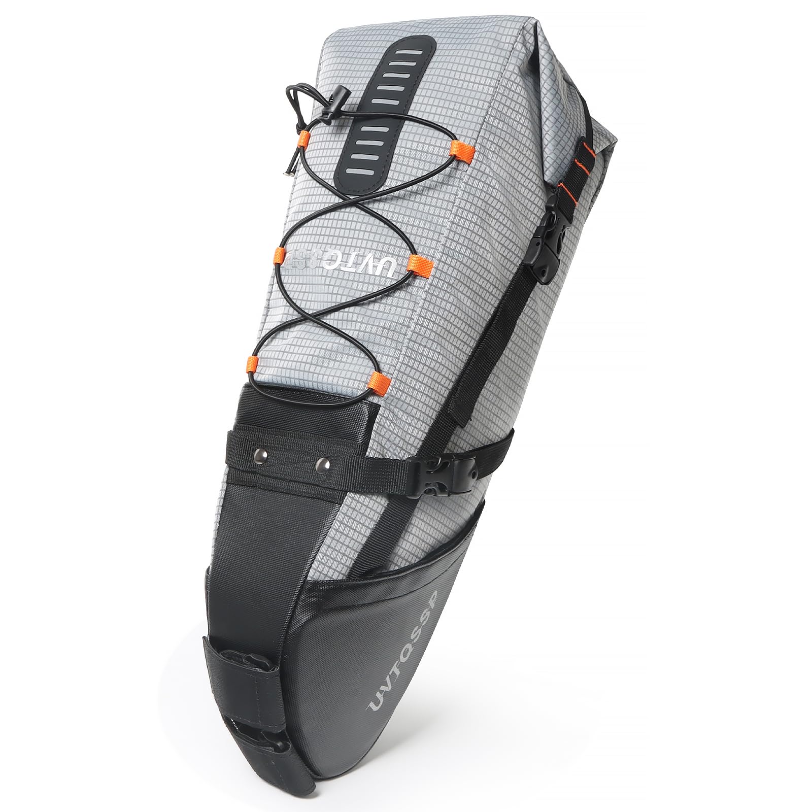 Bicycle Saddle Bag [10 Litres] 100% Waterproof -Bikepacking Saddle Bag Made of TPU Fabric for Mountain Bikes Outdoor Bicycles Road Bikes