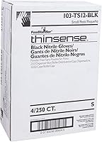 Vista 8 de FoodHandler 103-TS12-BLK FoodHandler thinsense nitrilo SM negro (paquete de 1000)