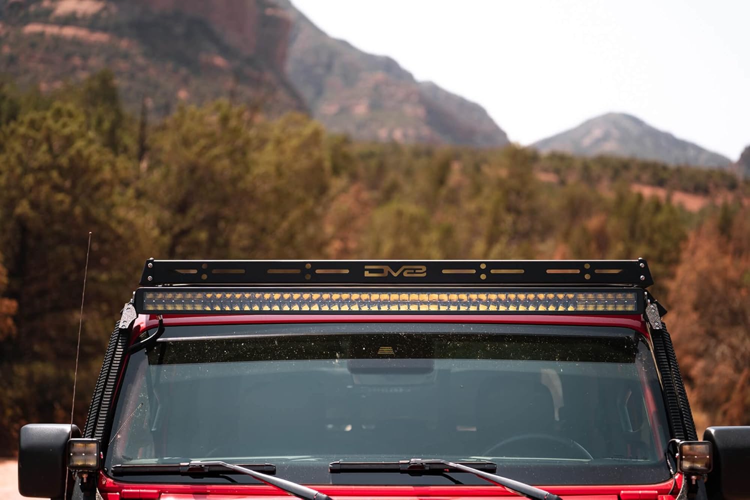 DV8 Offroad | LED Light Bar | 52" Dual Row | 42,000 Lumen from OSRAM LED's | Bezel-Less Housing w/Heat Fins | IP68 Rated UV Resistant Lens | Flood/Spot Pattern | Elite Series BE52EW500W