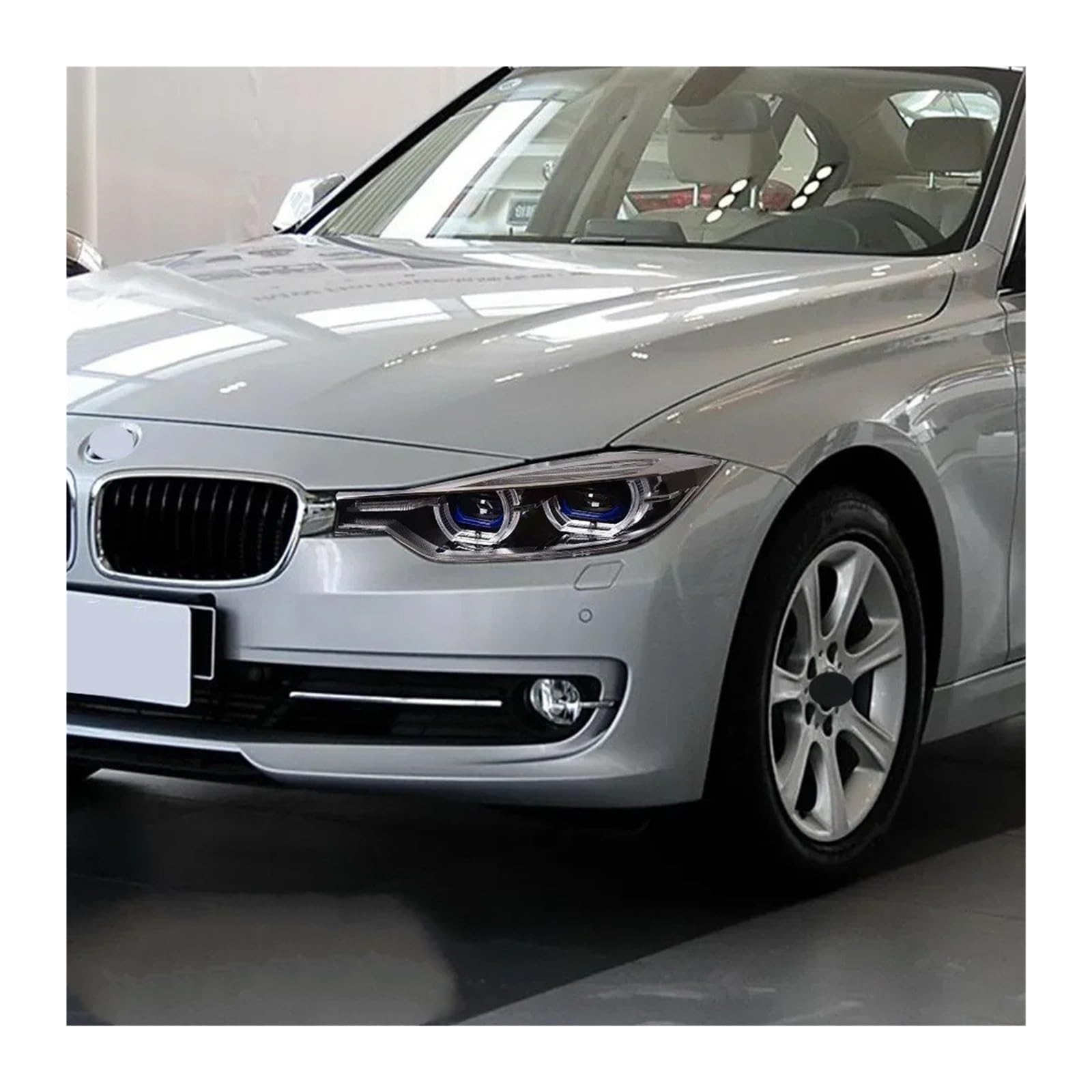 LED Fari anteriori Per BMW Serie 3 F30 F35 320i 325i 330i 2013-2018 Gruppo Fari LED Automatici Aggiornamento Configurazione Lente Proiettore Accessori Faro Anteriore Luce Auto(Halogen User)