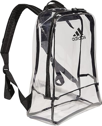 adidas Mochila, transparentenegro, talla única, ClaroNegro, Mochila transparente
