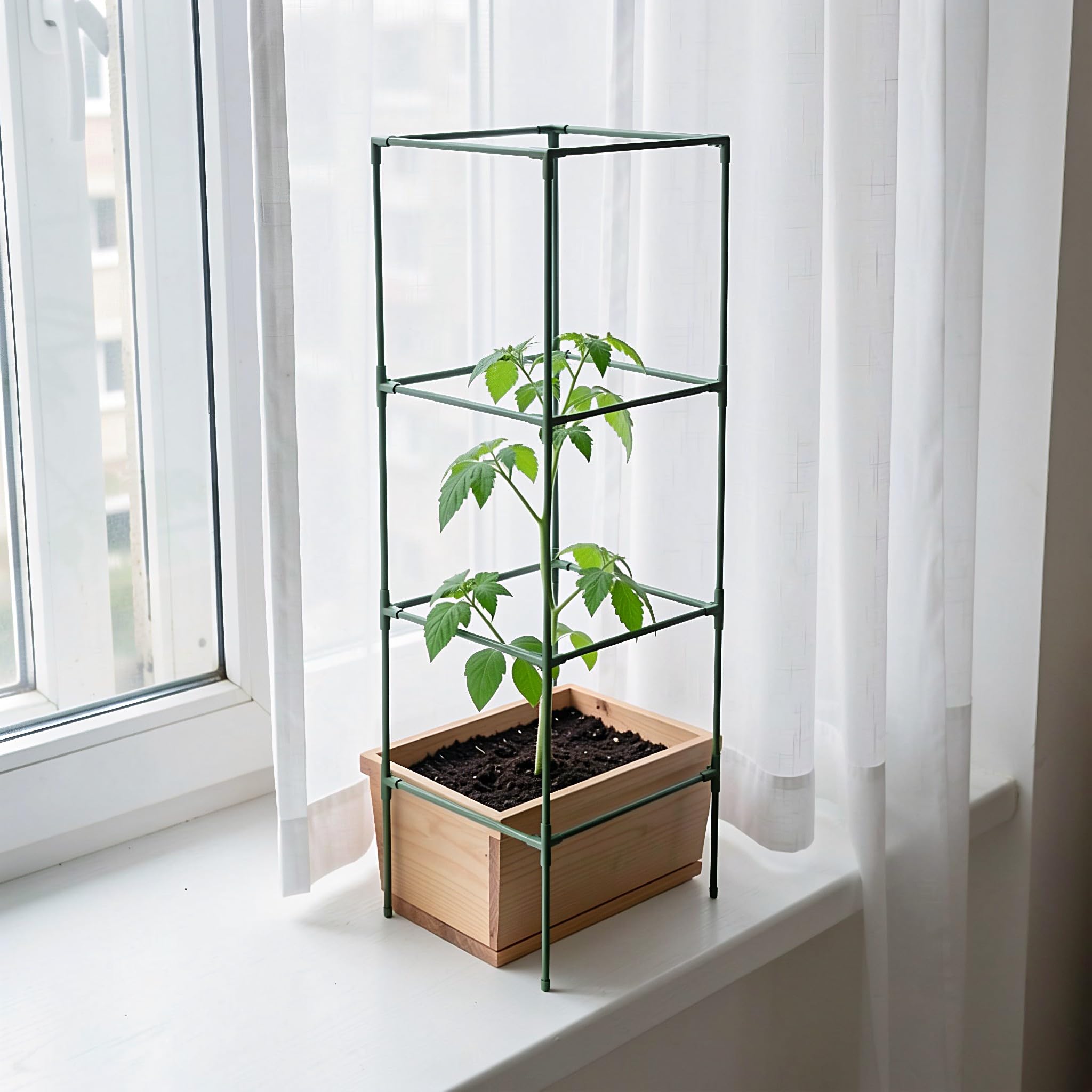 Toddmomy Tuteur à tomates, Cage de 150 cm pour la Croissance des Plants de