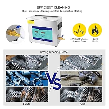 Amazon | 超音波洗浄機 超音波洗浄機 超音波洗浄装置 6.5L 車や