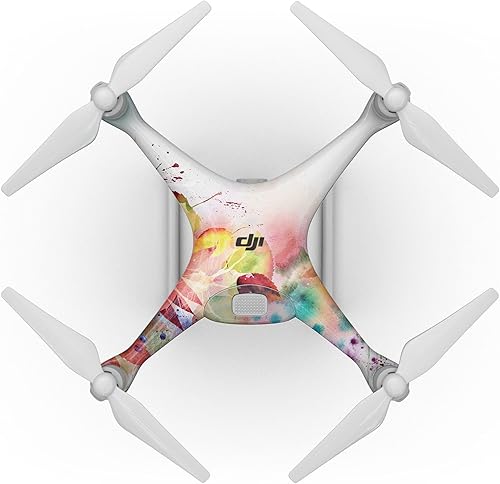 Miniatura 7 de DesignSkinz - Compatible con Drone DJI Spark - Adhesivo protector de vinilo resistente a los arañazos - Neon Retro Paint Forest V1