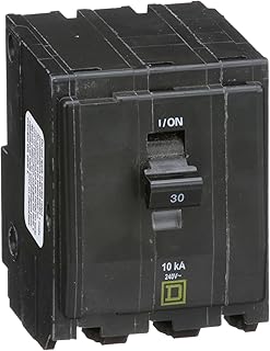 Square D SQD QO330; CB 3P 240V 30A,Black