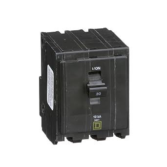 مربع D SQD QO330 ؛ CB 3P 240V 30A ، أسود