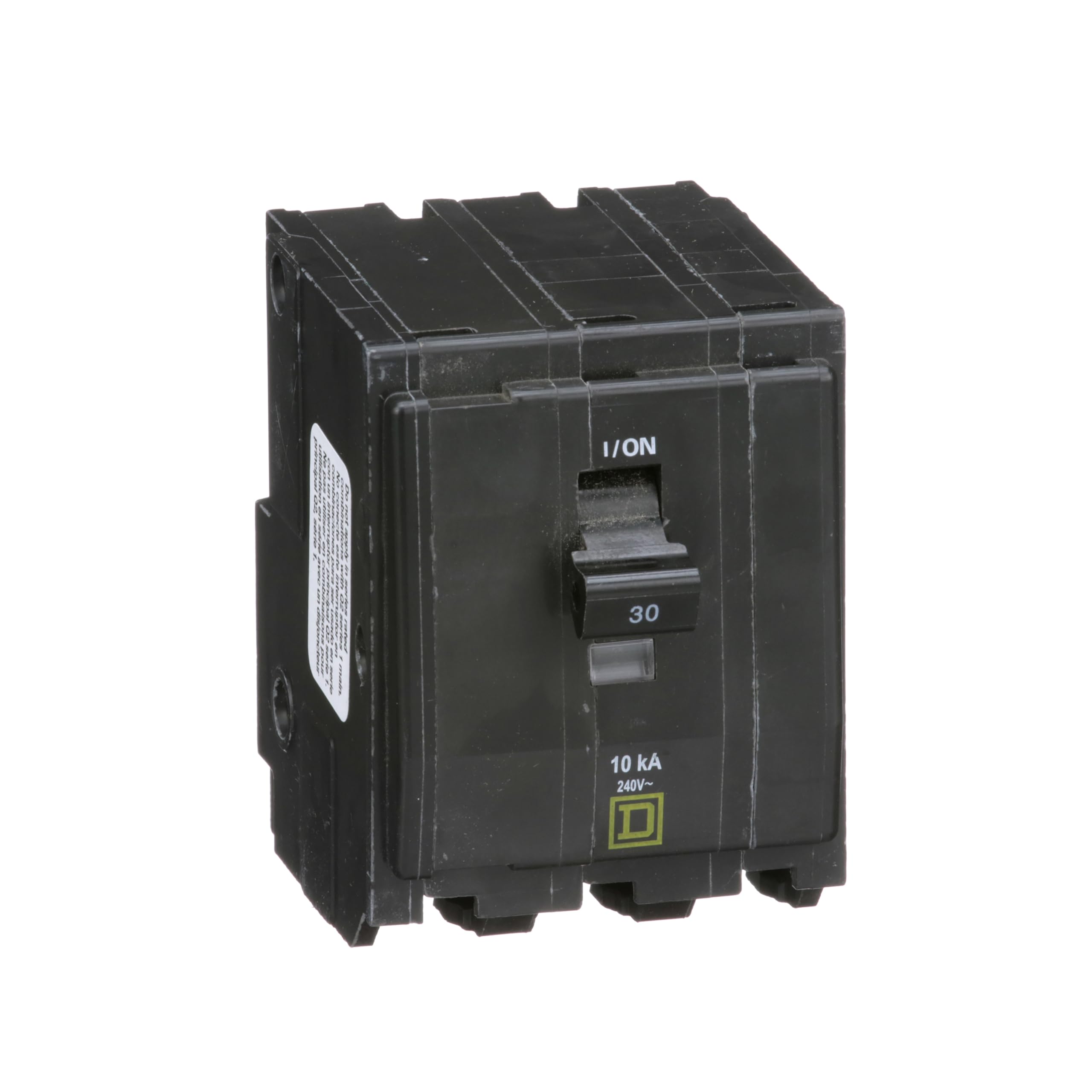 Square D SQD QO330; CB 3P 240V 30A,Black