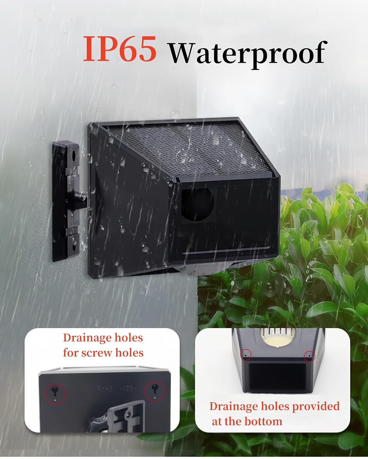 2 Pack Solar Alarm Outdoor Motion Sensor Freely Rotatable IP65 Waterproof 129db Loud Siren Lamp Strobe Light with Remote for Orchard Farm Barn