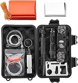 Survival Kit, Camping Survival Kit Survival Gear and Equipment Survival Tool Accessories for Outdoor Camping Fishing Hunting Hiking Camping