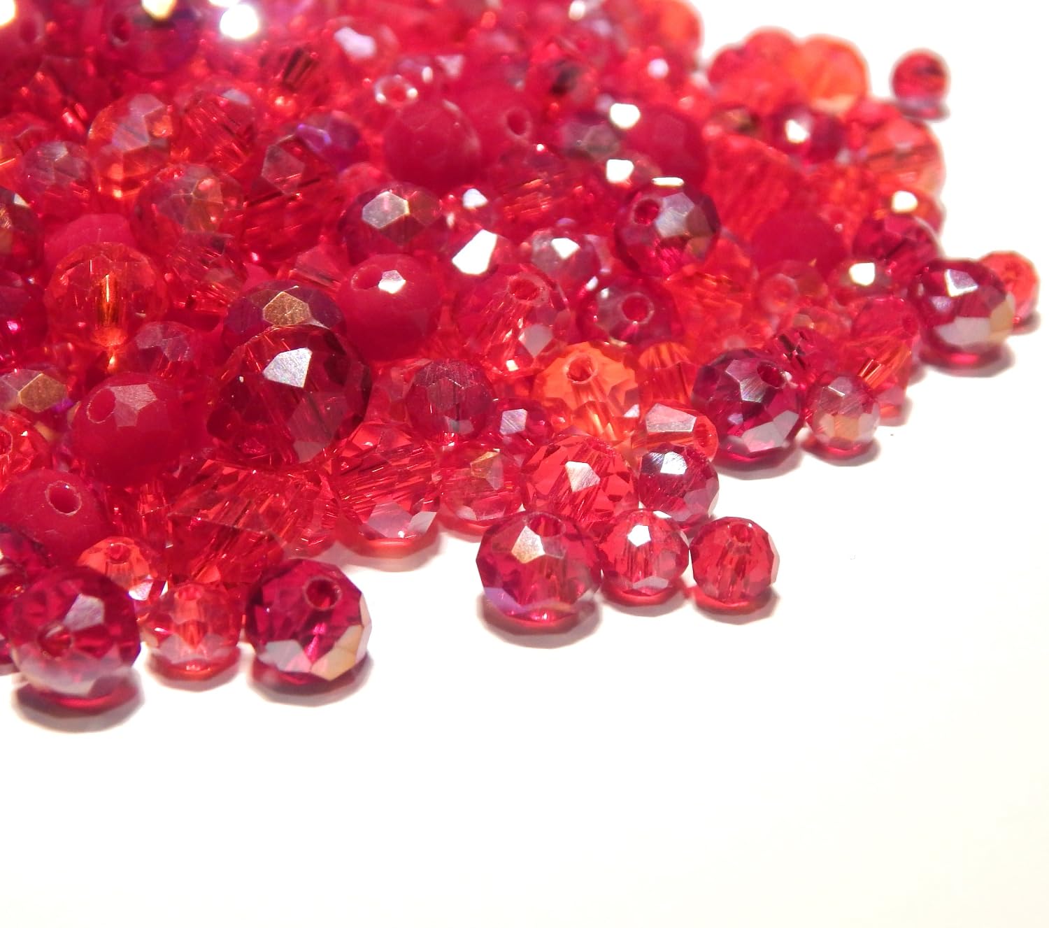 Lot De 40 Perles À Facettes En Cristal De Bohême Preciosa 4 Mm Forme