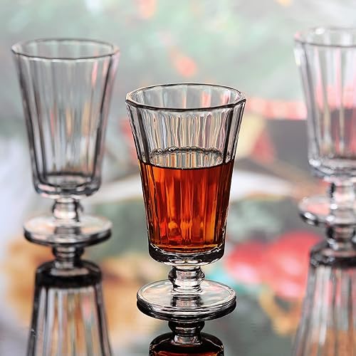 Miniatura 5 de Juego de 6 vasos de chupito de 4 onzas, vasos de tequila, copas de tequila, vasos de chupito lindos, vasos de chupito transparentes, vasos de jerez,