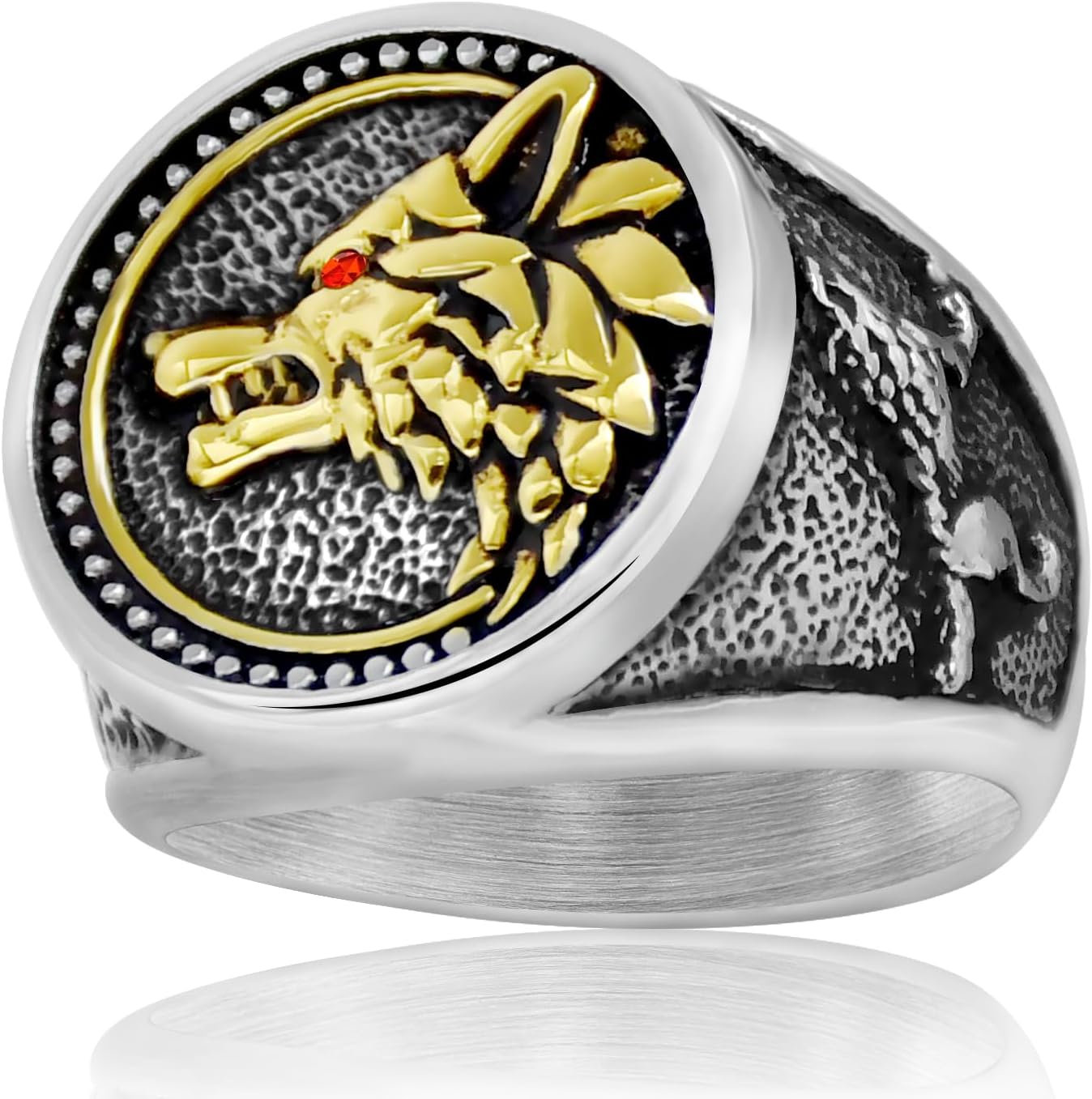 Stainless Steel Cool Skull Rings Gothic Death Skull Skeleton Cocktail Party Biker Statement Retro Vintage Ring