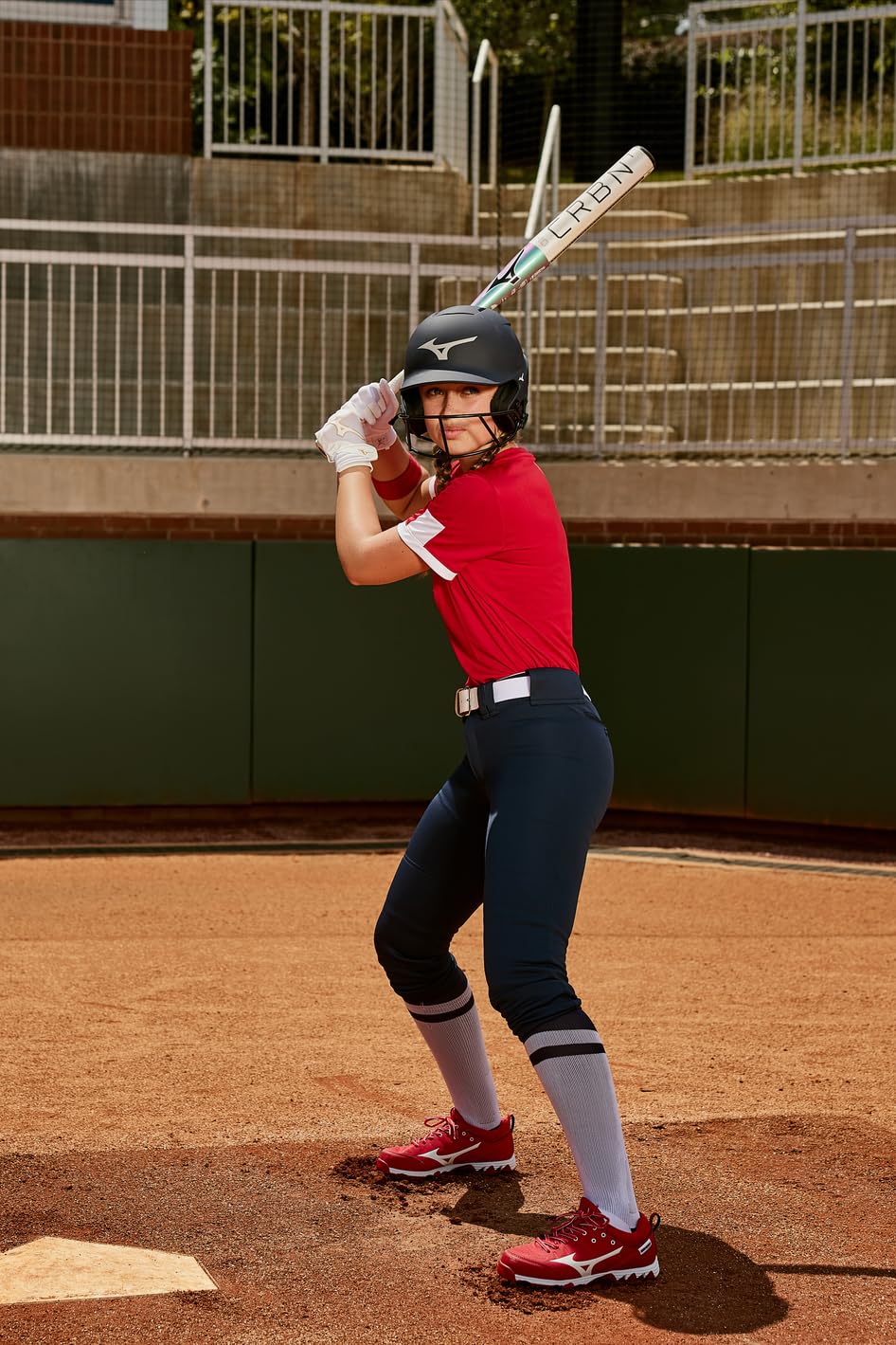Mizuno Fastpitch Damskie spodnie softball dla dorosłych, z niskim stanem