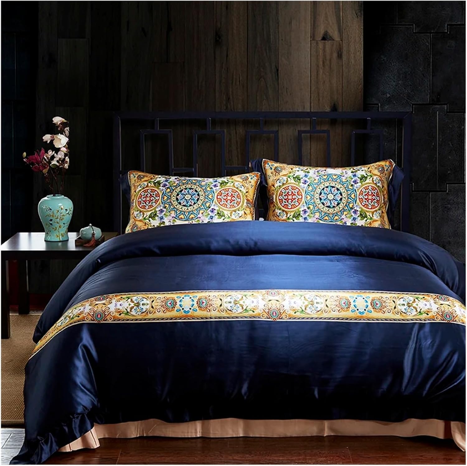 Bedding Set King Queen Size Bed Linen Luxury Duvet Cover Bed Sheet Set Pillowcases,Bed