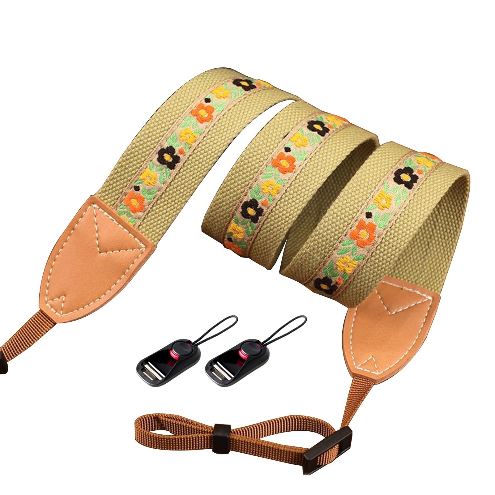 Flyiodfcxv Style2 Camera Strap, With Nylon Rope, Lightweight Camera Neck Strap For All Cameras, Comfortable Fit Around