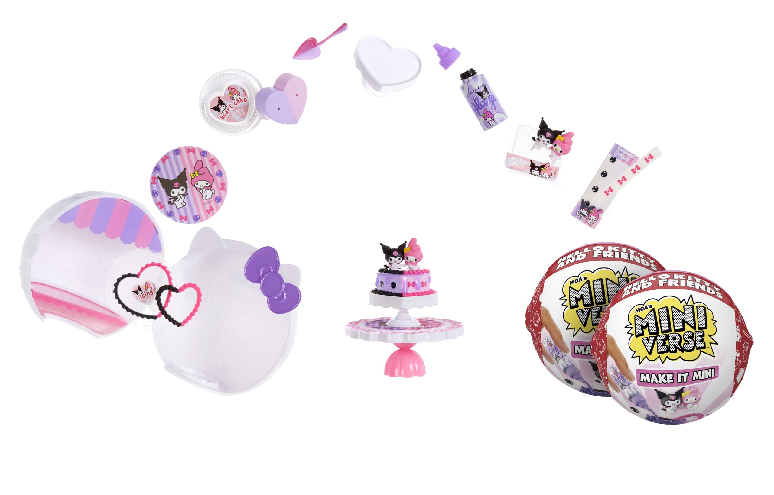 MGAs Miniverse Make It Mini Hello Kitty and Friends Series 2 2 Pack Mini Collectibles Sanrio Mystery Packaging