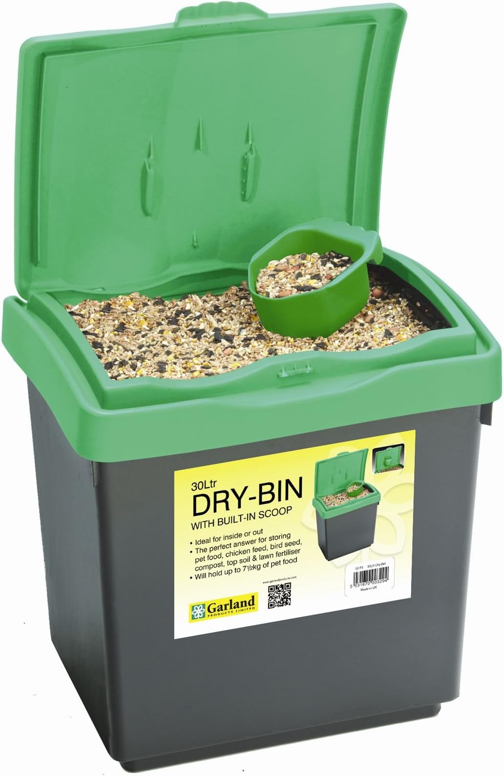 GADINO GP173 Dry-Bin with Lid, 8-Gallon