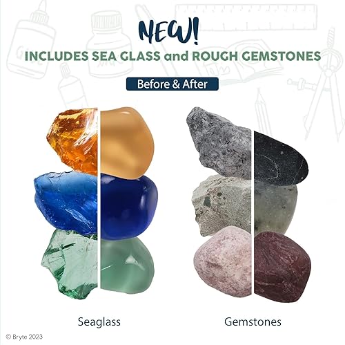 Miniatura 5 de BRYTE Vaso de roca y máquina de volcar – Verde menta medio, 3 velocidades, a partir de 8 años – Accionamiento directo, temporizador de 9 días