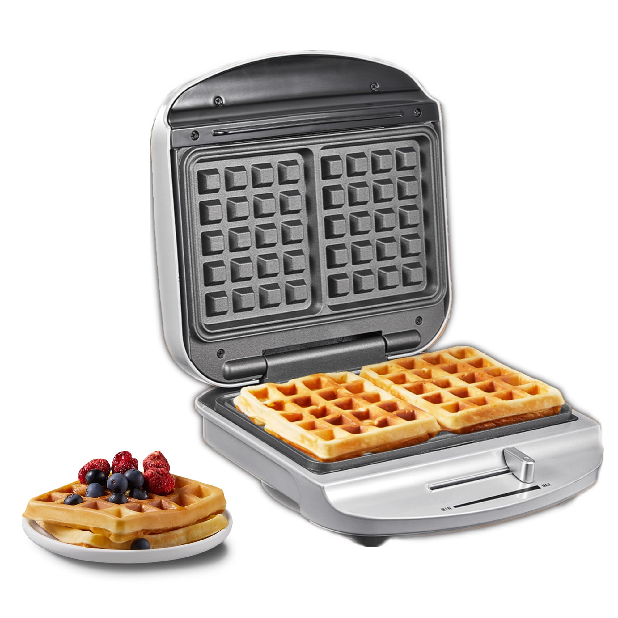 Buy Waffle Maker Iron Machine, Deep Nonstick Cooking Plates, Browning
