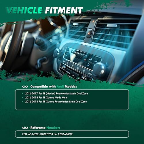 Vista 640 de SCITOO Reemplazo de actuador de puerta de mezcla de calentador HVAC para Ford F-150 2004-2008, para Ford para Lobo 2004-2008, para Lincoln para Mark