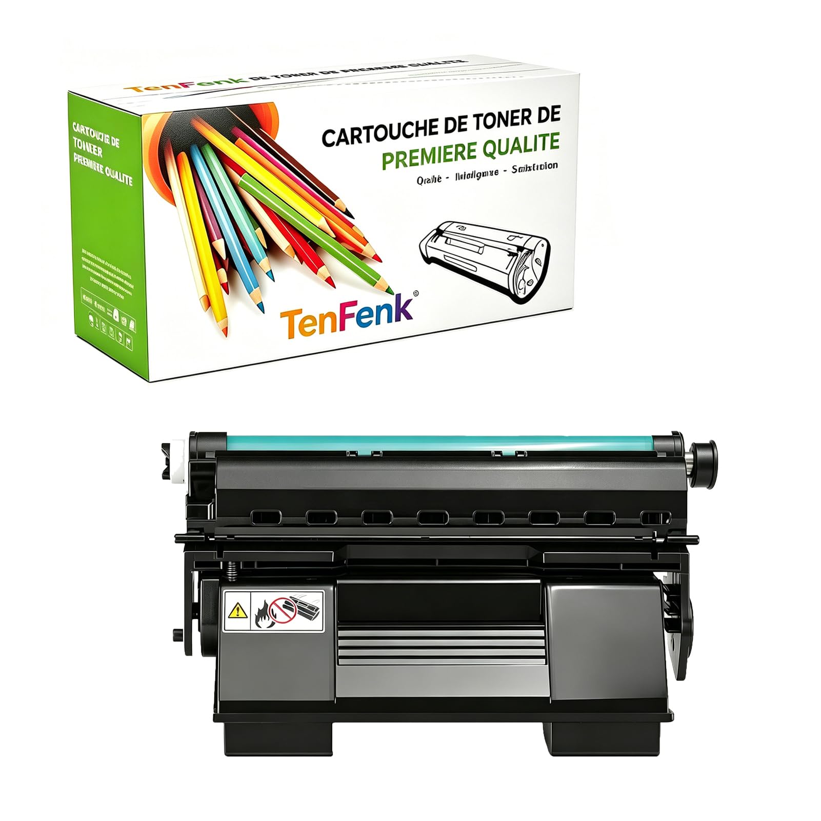 Kompatybilny zamiennik kasety z tonerem dla Konica Minolta TN412 TN-412 A0FP013 do użytku z Konica Minolta Bizhub 40P 40PX drukarką,(Czarny- 19000 stron),1 pack