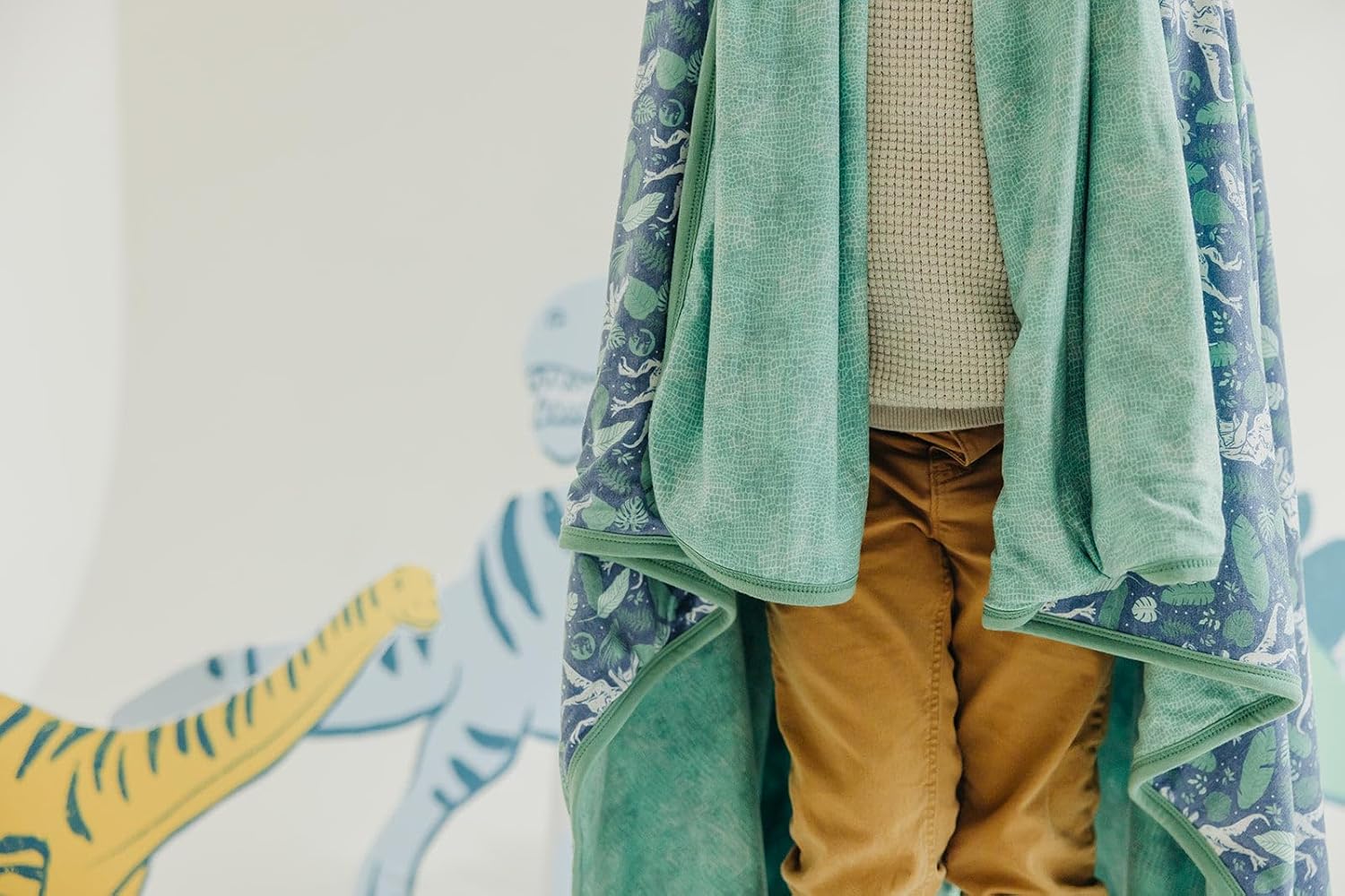 Copper Pearl Three-Layer Baby Blanket: Soft Baby Quilts for Boys and Girls | Breathable, Cozy, Toddler Blanket | Baby Quilt for Newborns | 46x46 Premium Polyester/Rayon | Jurassic Park