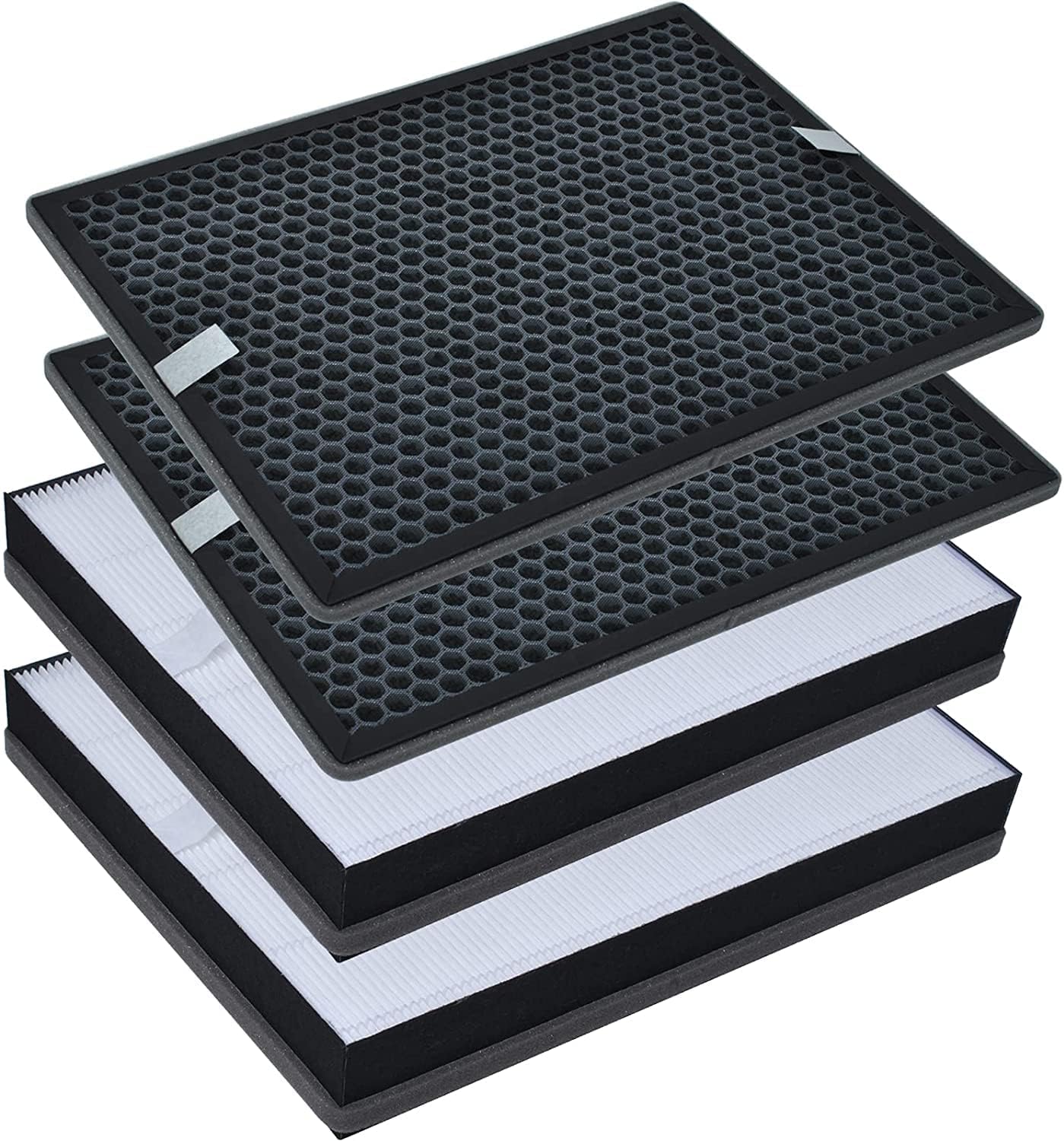 French Upgraded HEPA+Carbon (FY6171+FY6172) Set Compatible For Philips AC6609